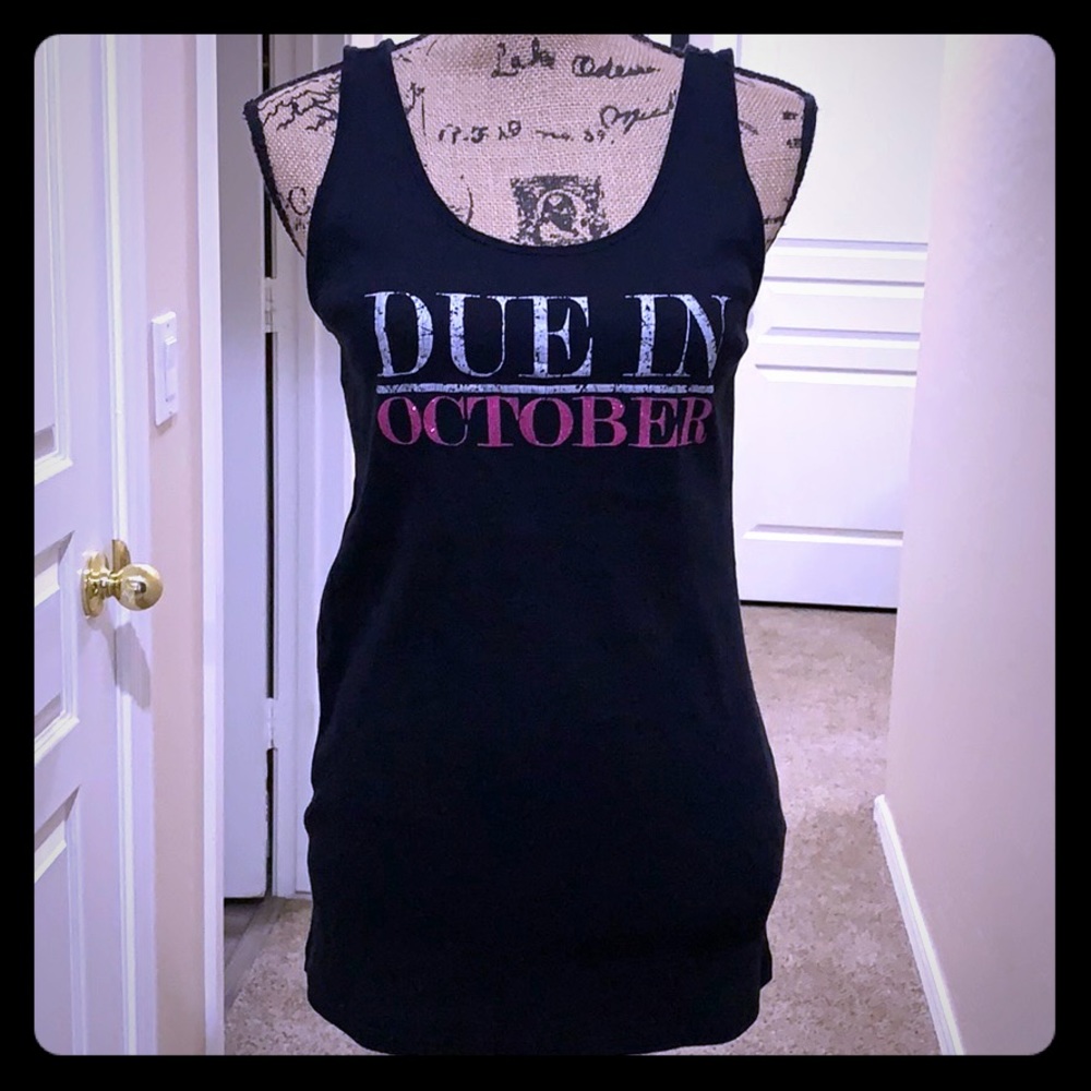 DUE IN OCTOBER TANK TOP MATERNITY